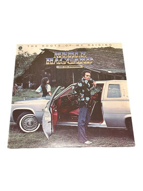 Vintage Merle Haggard Vinyl LP Roots Of My Raising 1976 Capitol Country Black